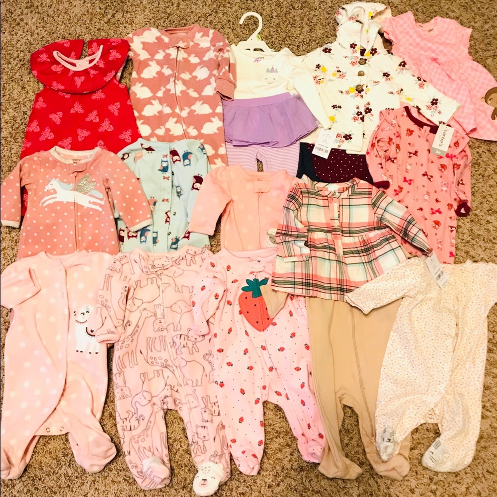Baby girl clothes bundle size 3 months